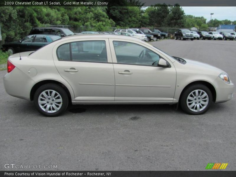 Gold Mist Metallic / Ebony 2009 Chevrolet Cobalt LT Sedan