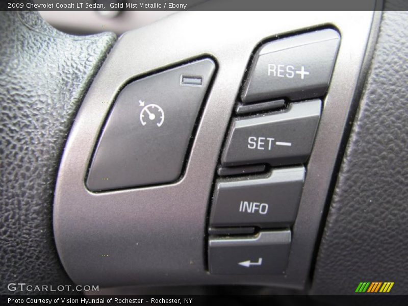 Gold Mist Metallic / Ebony 2009 Chevrolet Cobalt LT Sedan