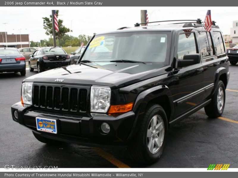 Black / Medium Slate Gray 2006 Jeep Commander 4x4