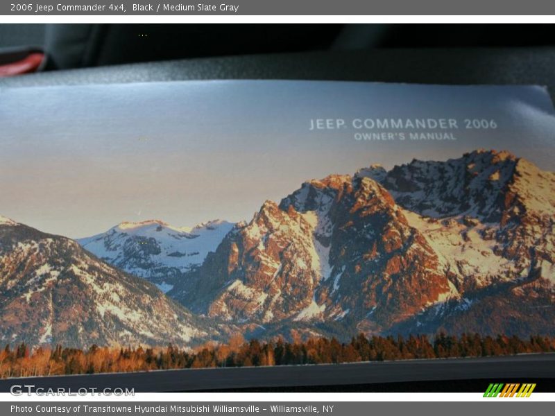 Black / Medium Slate Gray 2006 Jeep Commander 4x4