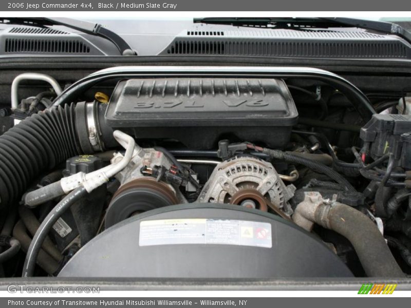 Black / Medium Slate Gray 2006 Jeep Commander 4x4