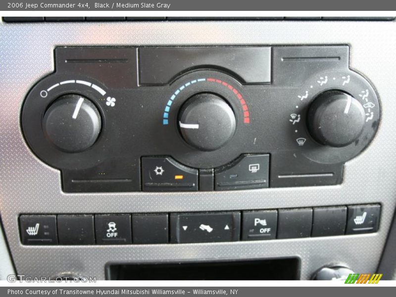Black / Medium Slate Gray 2006 Jeep Commander 4x4