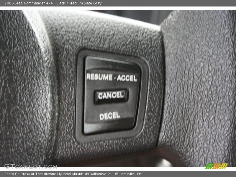 Black / Medium Slate Gray 2006 Jeep Commander 4x4