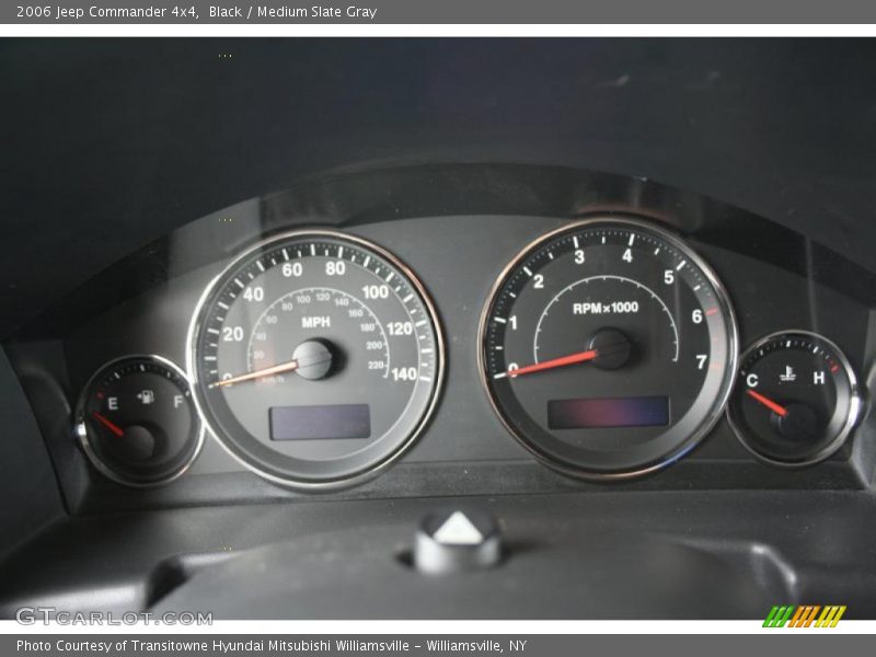 Black / Medium Slate Gray 2006 Jeep Commander 4x4