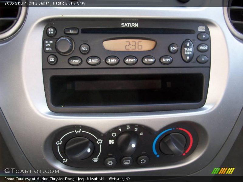 Pacific Blue / Gray 2005 Saturn ION 2 Sedan