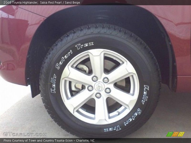 Salsa Red Pearl / Sand Beige 2008 Toyota Highlander