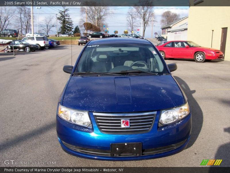 Pacific Blue / Gray 2005 Saturn ION 2 Sedan