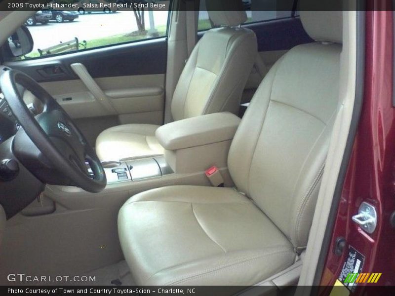 Salsa Red Pearl / Sand Beige 2008 Toyota Highlander