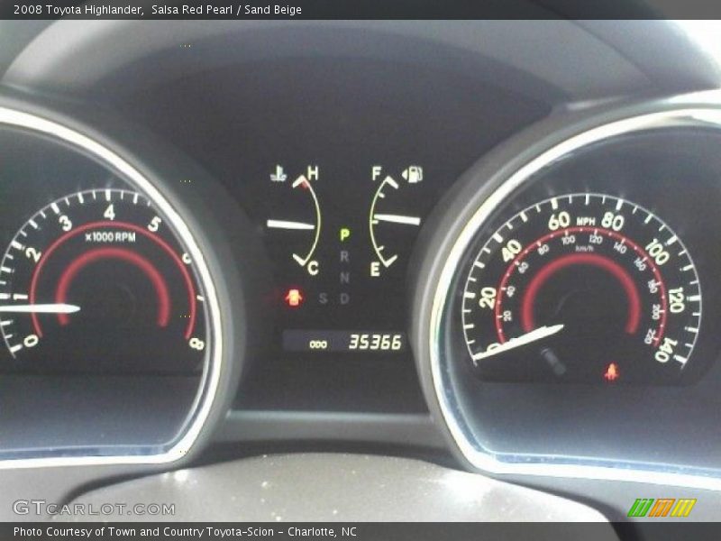 Salsa Red Pearl / Sand Beige 2008 Toyota Highlander