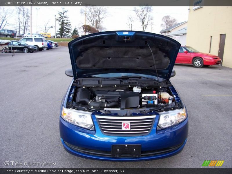 Pacific Blue / Gray 2005 Saturn ION 2 Sedan
