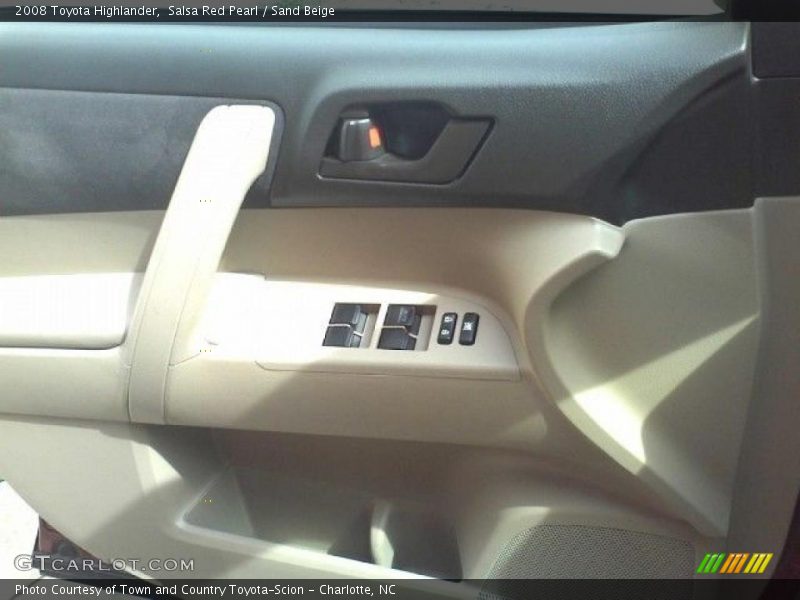 Salsa Red Pearl / Sand Beige 2008 Toyota Highlander