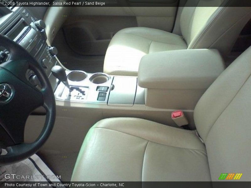 Salsa Red Pearl / Sand Beige 2008 Toyota Highlander
