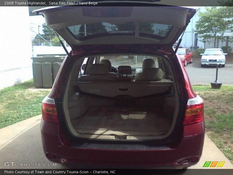 Salsa Red Pearl / Sand Beige 2008 Toyota Highlander