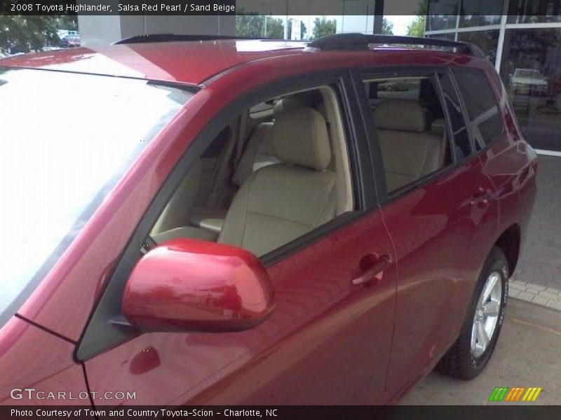 Salsa Red Pearl / Sand Beige 2008 Toyota Highlander