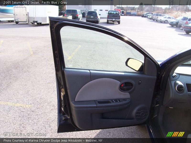 Pacific Blue / Gray 2005 Saturn ION 2 Sedan