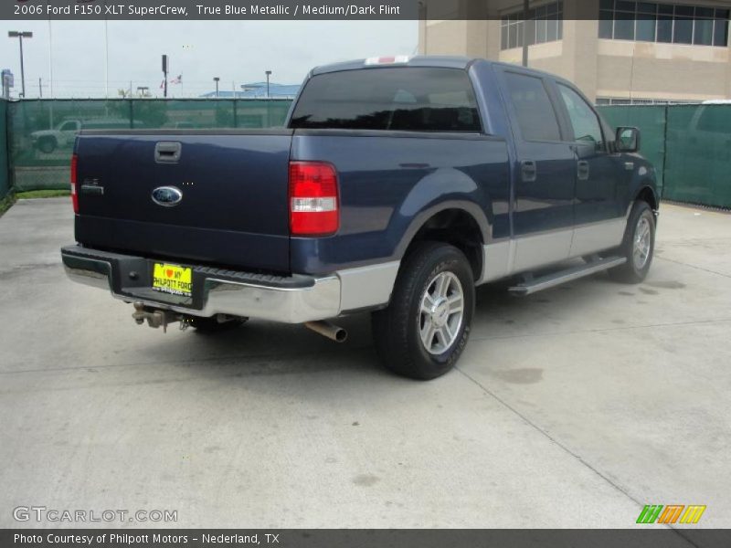 True Blue Metallic / Medium/Dark Flint 2006 Ford F150 XLT SuperCrew