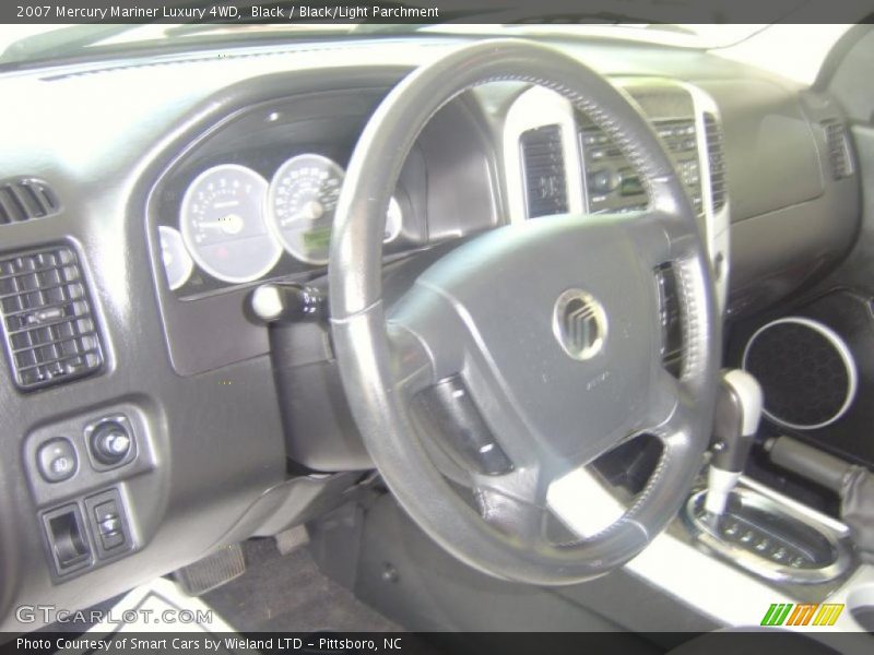 Black / Black/Light Parchment 2007 Mercury Mariner Luxury 4WD