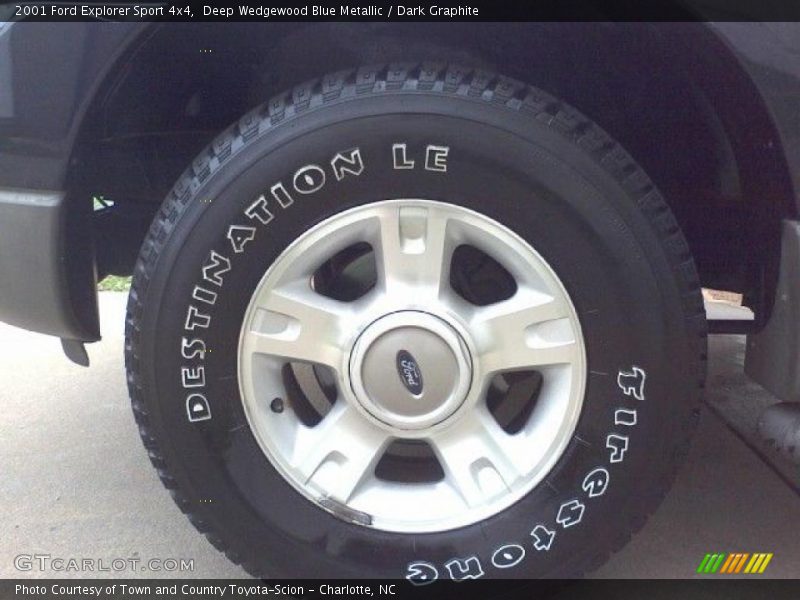 Deep Wedgewood Blue Metallic / Dark Graphite 2001 Ford Explorer Sport 4x4