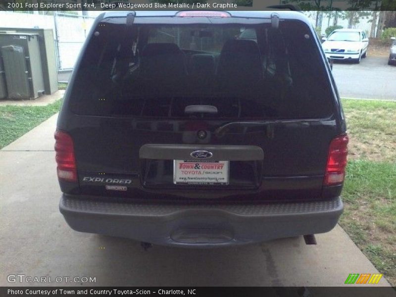 Deep Wedgewood Blue Metallic / Dark Graphite 2001 Ford Explorer Sport 4x4