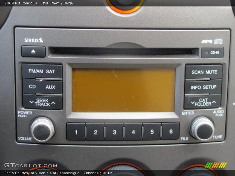 Java Brown / Beige 2009 Kia Rondo LX