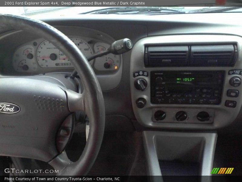 Deep Wedgewood Blue Metallic / Dark Graphite 2001 Ford Explorer Sport 4x4