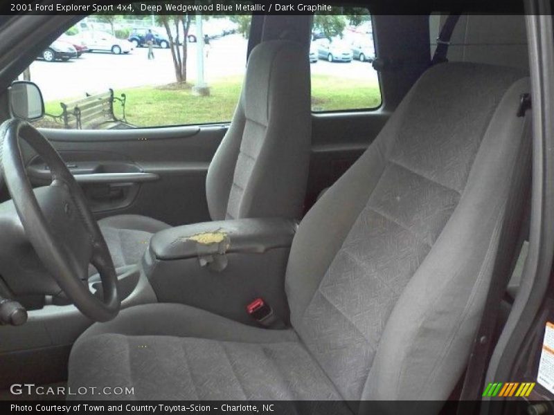 Deep Wedgewood Blue Metallic / Dark Graphite 2001 Ford Explorer Sport 4x4