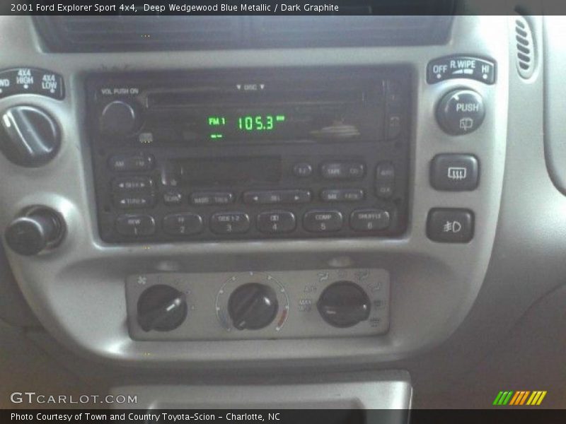 Deep Wedgewood Blue Metallic / Dark Graphite 2001 Ford Explorer Sport 4x4