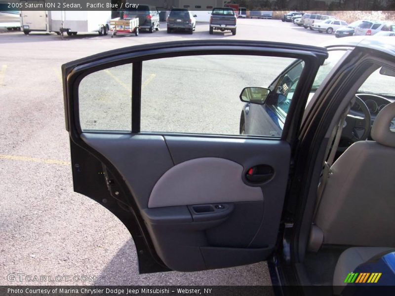 Pacific Blue / Gray 2005 Saturn ION 2 Sedan