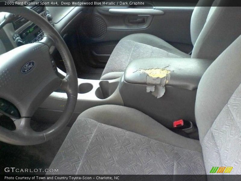 Deep Wedgewood Blue Metallic / Dark Graphite 2001 Ford Explorer Sport 4x4