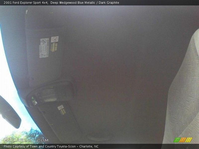 Deep Wedgewood Blue Metallic / Dark Graphite 2001 Ford Explorer Sport 4x4