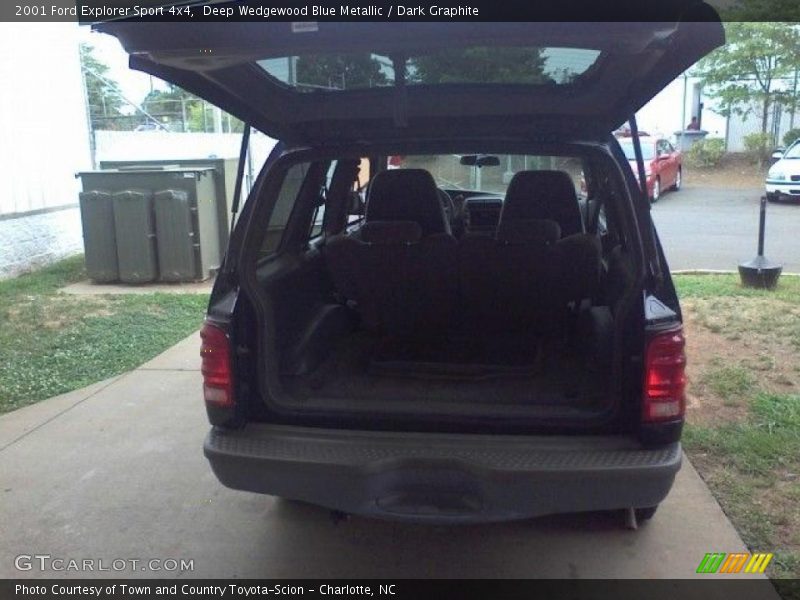 Deep Wedgewood Blue Metallic / Dark Graphite 2001 Ford Explorer Sport 4x4