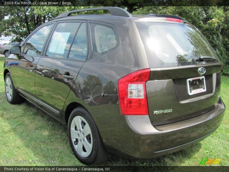 Java Brown / Beige 2009 Kia Rondo LX