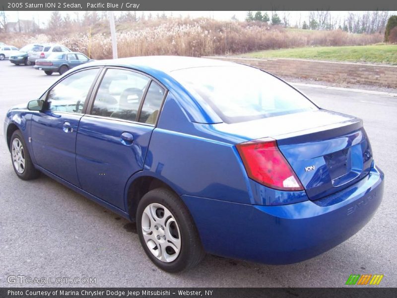 Pacific Blue / Gray 2005 Saturn ION 2 Sedan