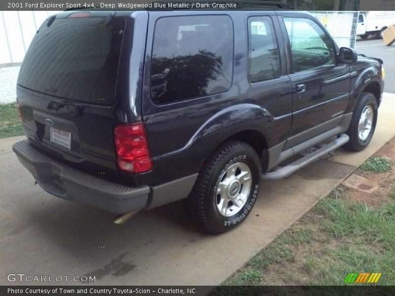 Deep Wedgewood Blue Metallic / Dark Graphite 2001 Ford Explorer Sport 4x4