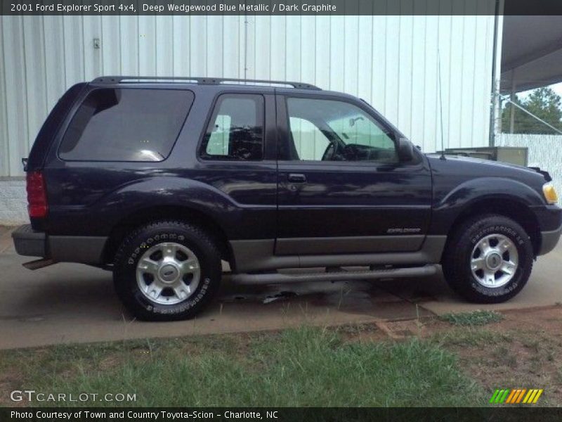 Deep Wedgewood Blue Metallic / Dark Graphite 2001 Ford Explorer Sport 4x4