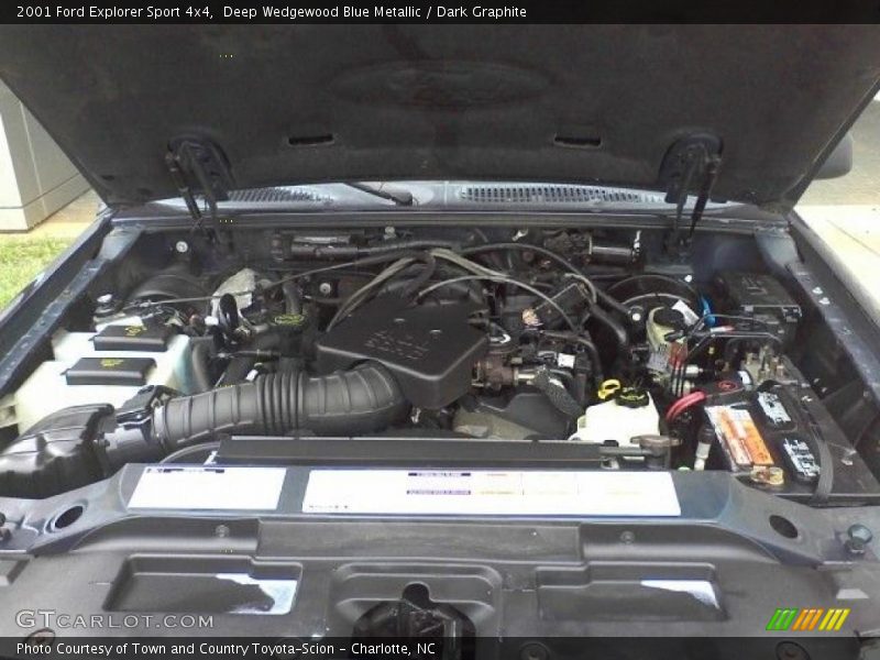 Deep Wedgewood Blue Metallic / Dark Graphite 2001 Ford Explorer Sport 4x4