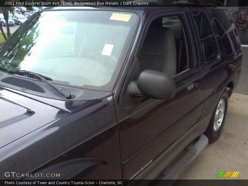 Deep Wedgewood Blue Metallic / Dark Graphite 2001 Ford Explorer Sport 4x4