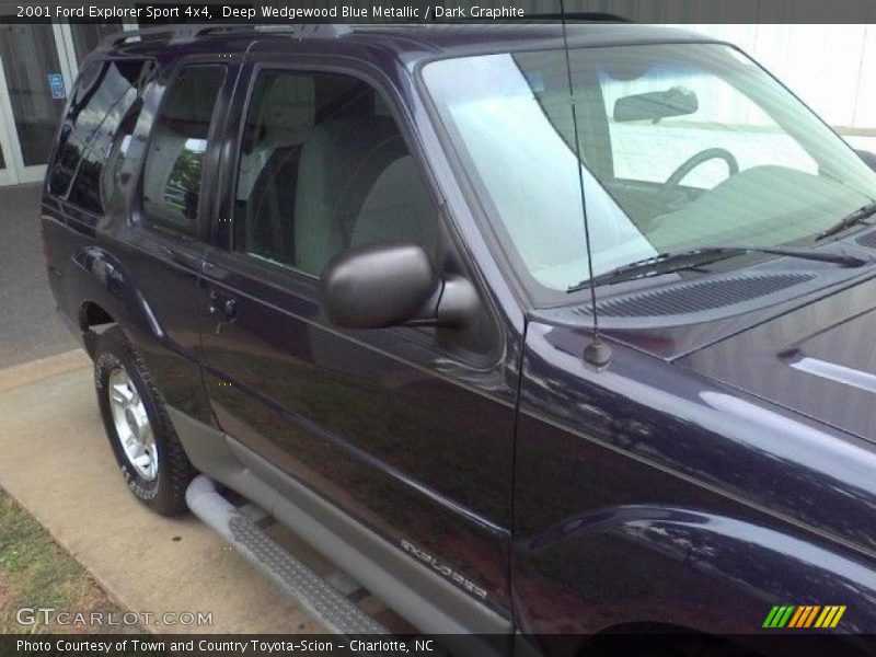 Deep Wedgewood Blue Metallic / Dark Graphite 2001 Ford Explorer Sport 4x4