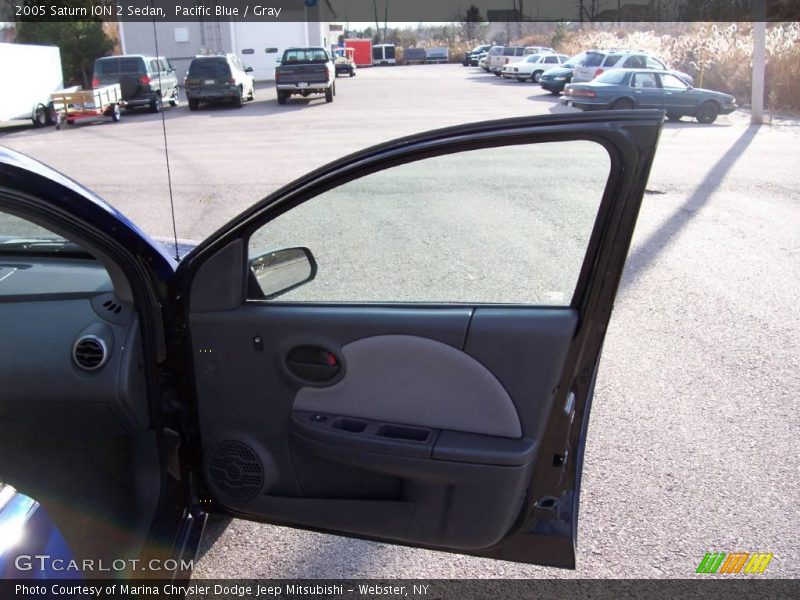 Pacific Blue / Gray 2005 Saturn ION 2 Sedan