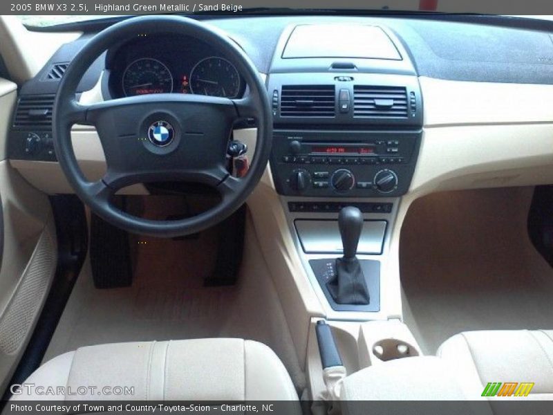 Highland Green Metallic / Sand Beige 2005 BMW X3 2.5i
