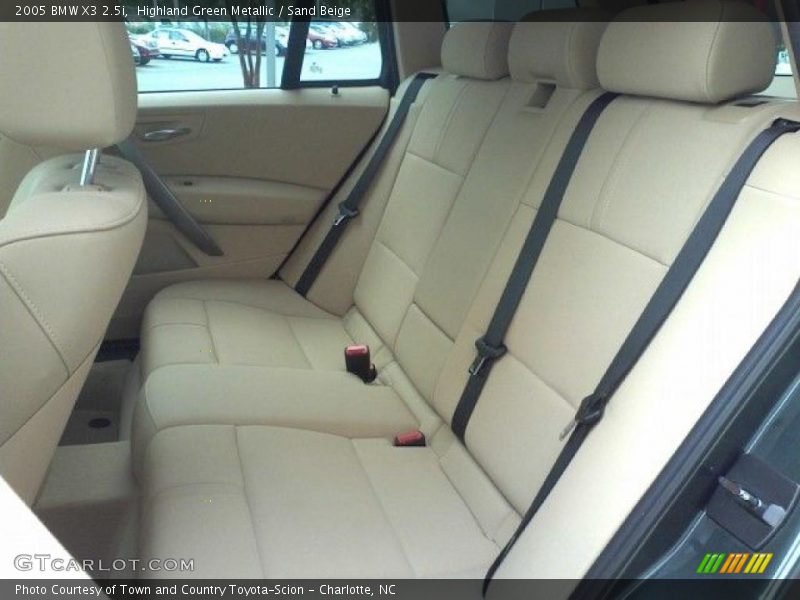 Highland Green Metallic / Sand Beige 2005 BMW X3 2.5i