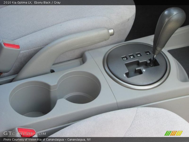 Ebony Black / Gray 2010 Kia Optima LX