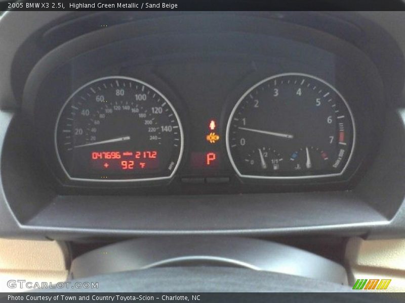 Highland Green Metallic / Sand Beige 2005 BMW X3 2.5i