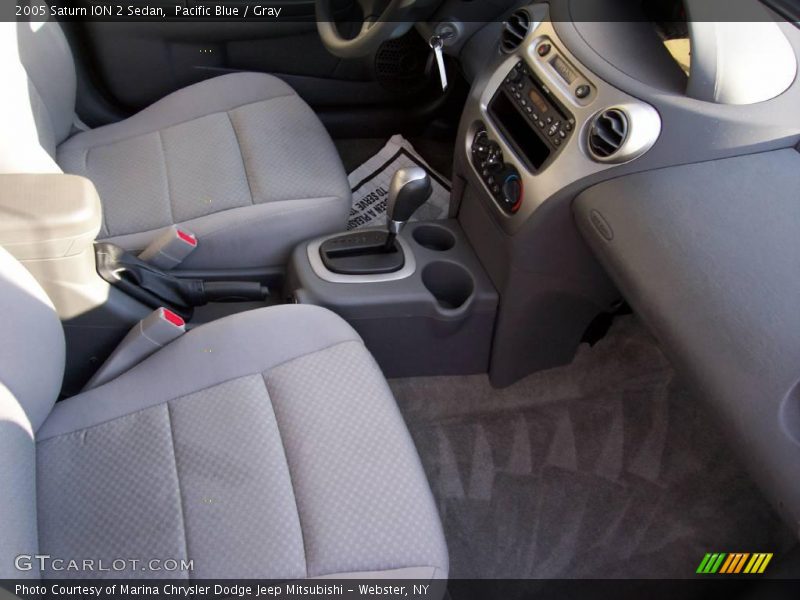 Pacific Blue / Gray 2005 Saturn ION 2 Sedan