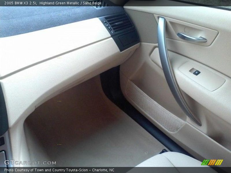Highland Green Metallic / Sand Beige 2005 BMW X3 2.5i