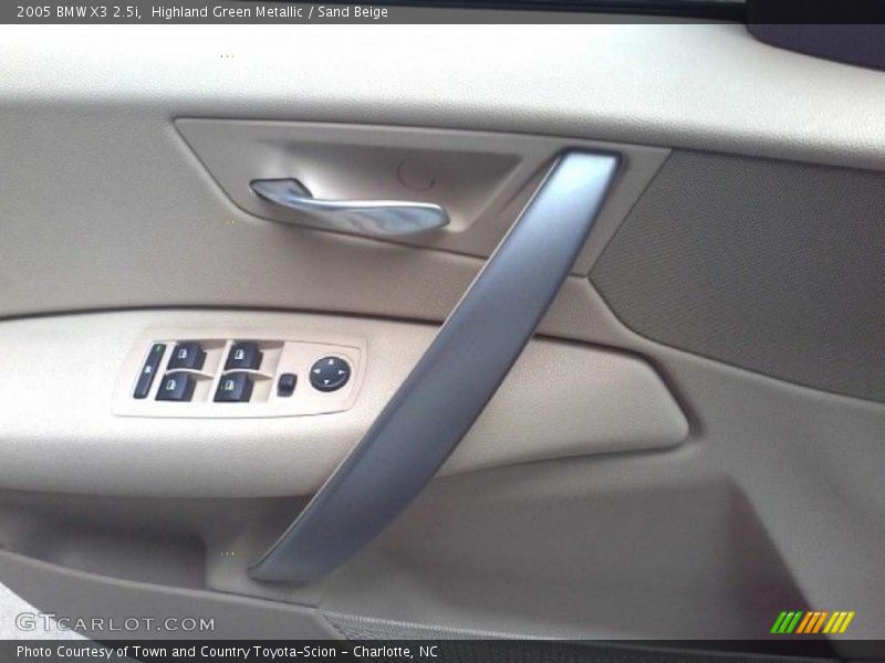 Highland Green Metallic / Sand Beige 2005 BMW X3 2.5i