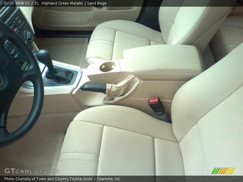 Highland Green Metallic / Sand Beige 2005 BMW X3 2.5i