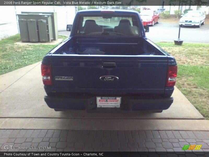 Vista Blue Metallic / Medium Dark Flint 2008 Ford Ranger Sport Regular Cab