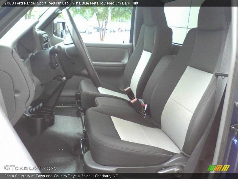 Vista Blue Metallic / Medium Dark Flint 2008 Ford Ranger Sport Regular Cab