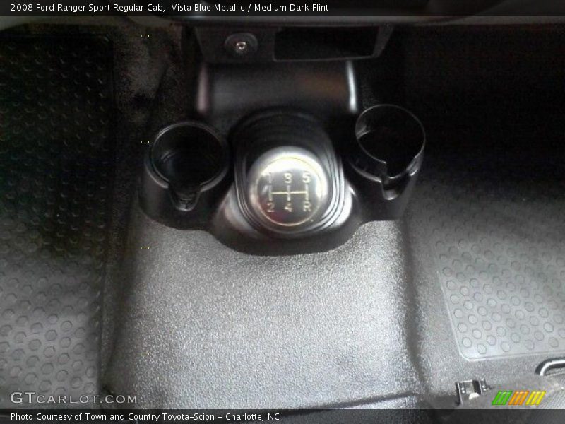 Vista Blue Metallic / Medium Dark Flint 2008 Ford Ranger Sport Regular Cab